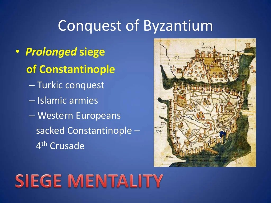 Byzantium's major advantage was its