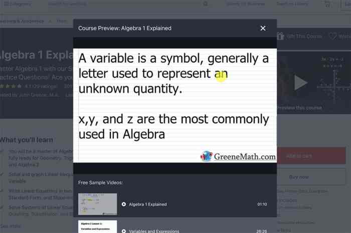 Algebra 1 green book answers