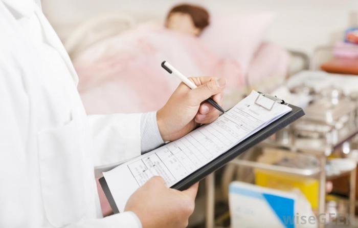 A nurse is documenting information in a computerized health record